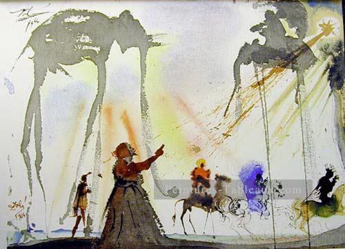 Omnes de Saba venient Salvador Dali Peintures à l'huile